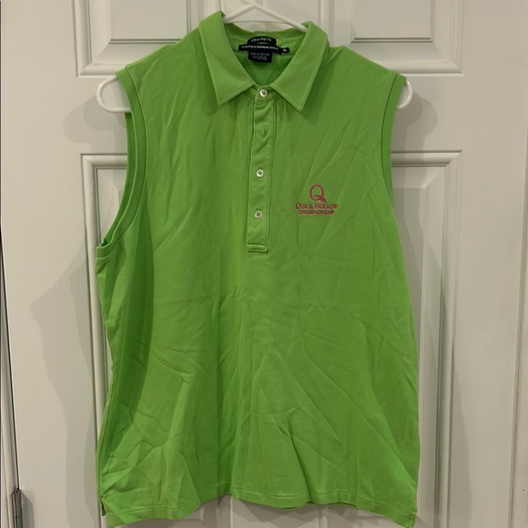 Ralph Lauren  Green Sleeveless Polo Shirt size XL - Picture 1 of 3